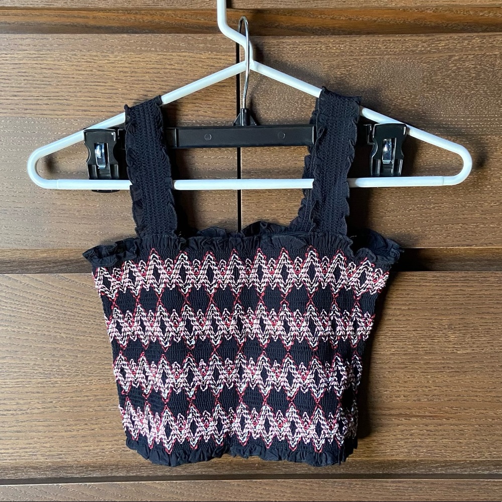 Forever 21 shirred tank top, small